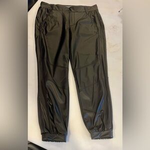 Wit & Wisdom faux leather joggers